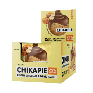 Chikapie - Chocolate Covered Protein Cookie - Salted caramel and peanuts 60g