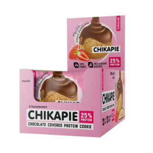 Chikapie - Chocolate Covered Protein Cookie - Strawberry 60g