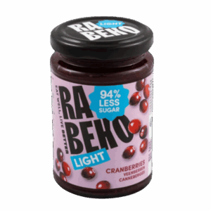 Rabeko - Light Jam - Cranberries 230g