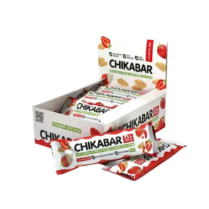 Chikalab - White Chocolate Protein Bar - Strawberry with Cream 60g
