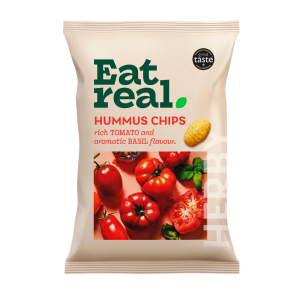 Eat Real - Hummus Chips - Tomato and Basil 45g