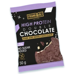 Frank & Oli - High Protein Double Chocolate Cookie - Dark & White 50g