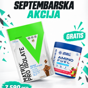Vitalikum - Matrix Pro Isolate Chocolate 2700g + GRATIS Amino Fuel EAA 91g